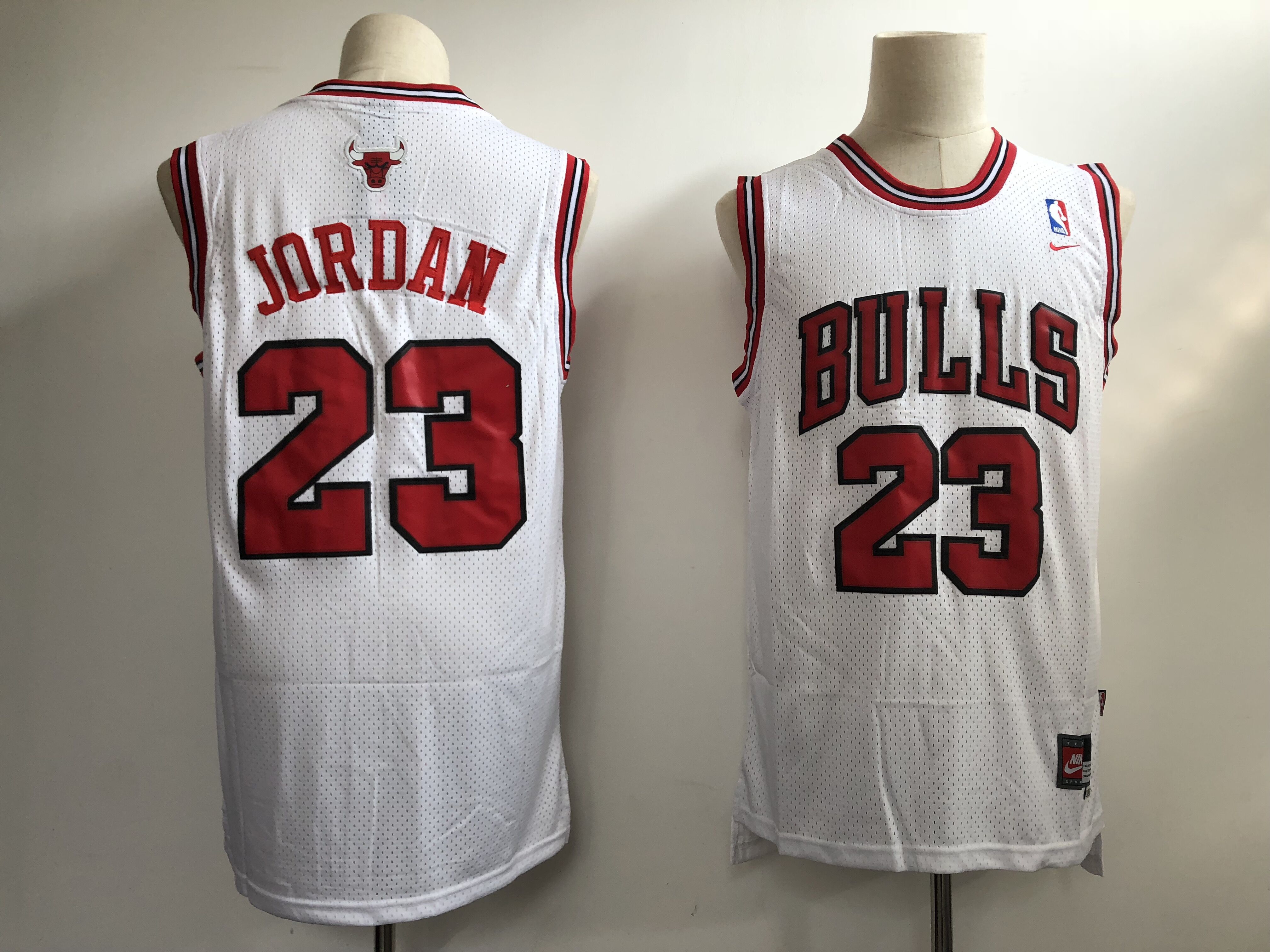 Men Chicago Bulls #23 Jordan White Throwback 2021 Nike NBA Jersey->phoenix suns->NBA Jersey